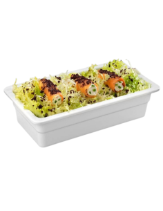 White GN 1/4 tray - Dimensions cm 26.5 x 16.2 x 6.5 h 2