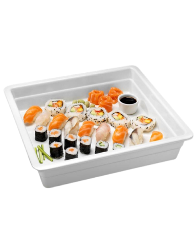 White GN 2/3 tray - Dimensions cm 35.3 x 32.5 x...