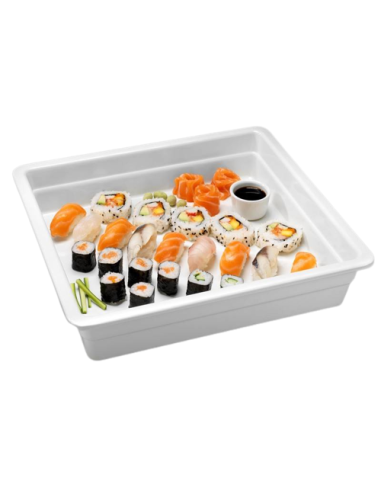 White GN 2/3 tray - Dimensions cm 35.3 x 32.5 x...