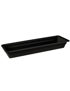 Bandeja GN 2/4 negra - Dimensiones cm 16,2 x 53 x 6,5 h 2