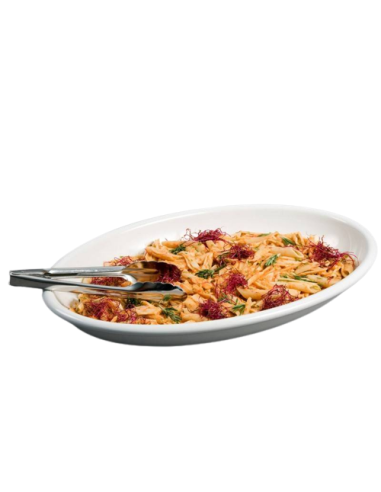 Oval tray - Dimensions cm 50 x 36 x 6.7 h