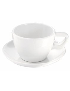 Tazza con piattino - Tazza Ø 9.8 cm - Piattino Ø 14.4 cm