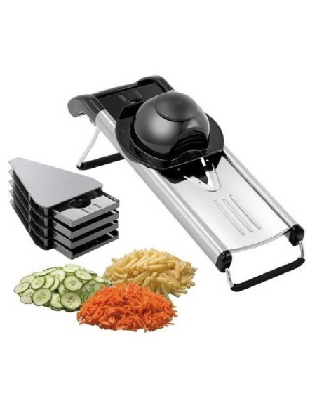 Professional vegetable slicer - Steel - Dimensions cm 40 x 13 x 14.5 h