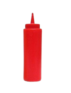 Tarro de polietileno - Color rojo - Capacidad 230 ml 2