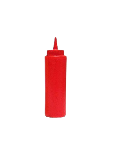 Tarro de polietileno - Color rojo - Capacidad...