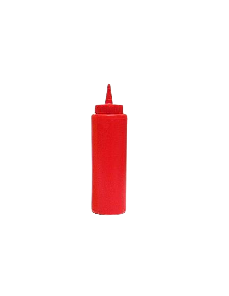 Polyethylene jar - Red color - Capacity 680 ml