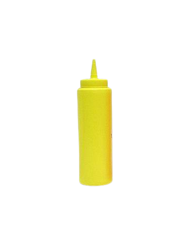 Polyethylene jar - Yellow color - Capacity 360 ml