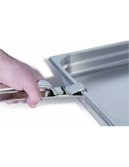 Tray tongs - Stainless steel - Length 19 cm