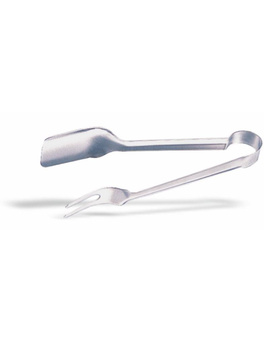 Serving tongs - Stainless steel - Length 24 cm