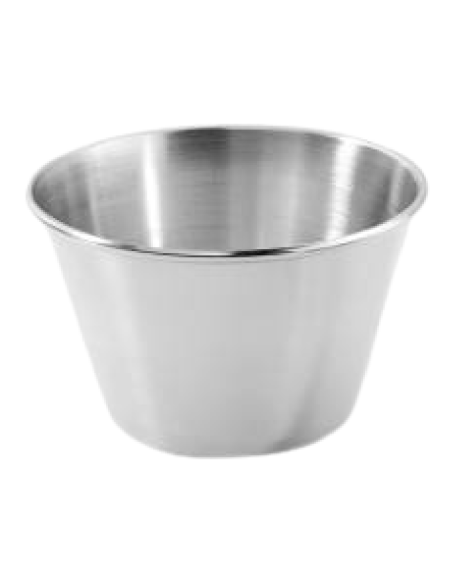Flan mold - Stainless steel - Dimensions cm Ø 7 x 5.5h
