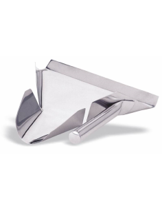Chips scoop - Right handle - Stainless steel - Dimensions...