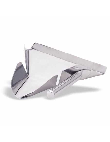 Paletta per patatine - Manico destro - Acciaio inox - Dimensioni cm 23 x 21