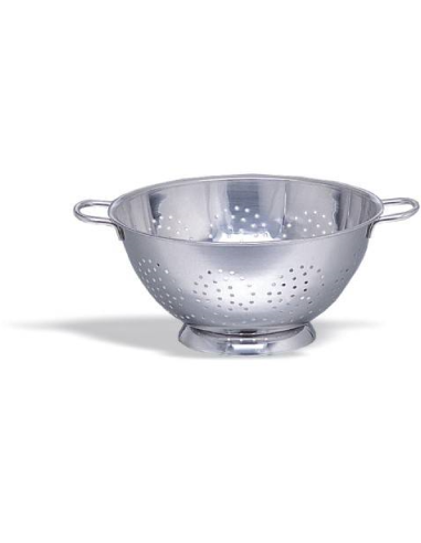 Conical colander with base - Stainless steel