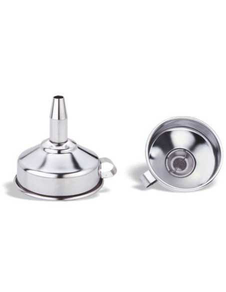 Imbuto conico con filtro estraibile - Acciaio inox