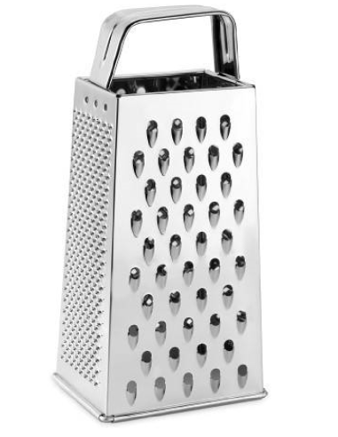 Grater 4 cuts - Stainless steel - Height 20 cm
