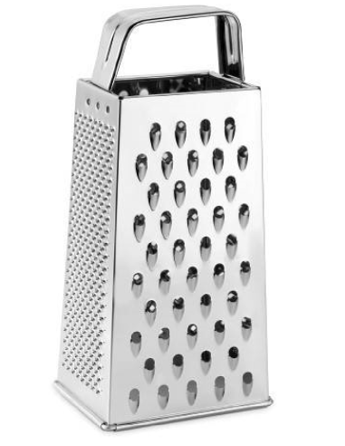 Grattugia 4 tagli - Acciaio inox - Altezza 20 cm
