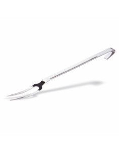 Forchettone 2 denti - Acciaio inox - Lunghezza manico 47 cm 2