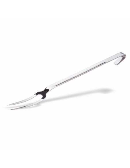 Forchettone 2 denti - Acciaio inox - Lunghezza manico 47 cm