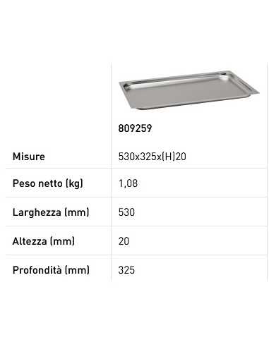 Gastronorm tray GN 1/1 - Profi Line - Various...