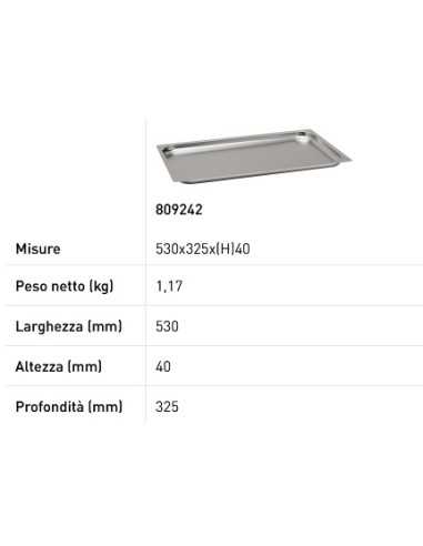 Gastronorm tray GN 1/1 - Profi Line - Various...