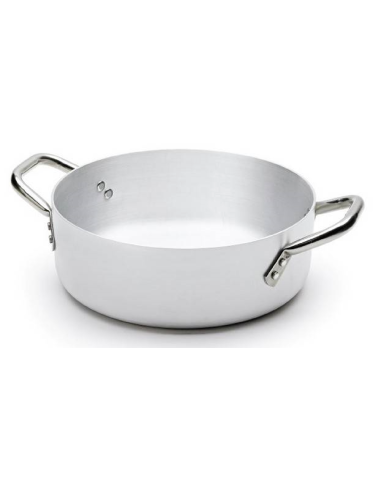 Low saucepan - For induction - 2 handles -...