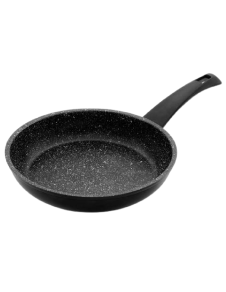 Frying pan - 1 handle - Covered in lava stone