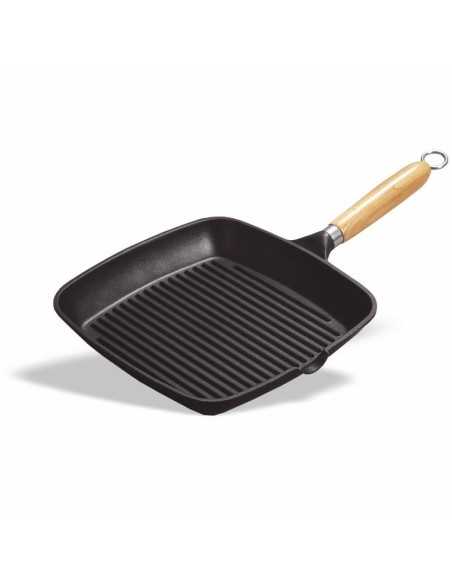Piastra per griglia - Alluminio antiaderente - Dimensioni cm 29 x 29 x 4.3 h
