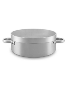Olla poco profunda - Aluminio - Dos asas - Espesor 5 mm