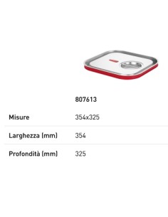 Coperchio per teglie GN 2/3 - Linea Budget Line - Con... 2