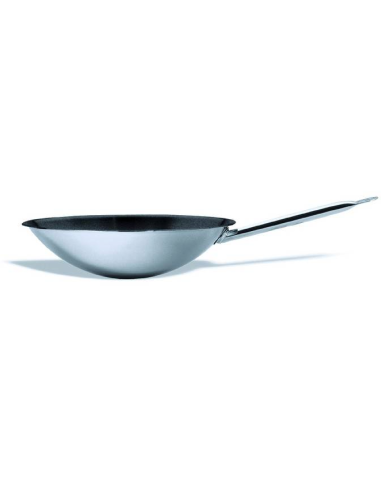 Padella - Acciaio - Antiaderente - Per wok -...