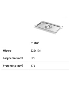 Coperchio per teglie GN 1/3 - Con incavi per le maniglie... 2