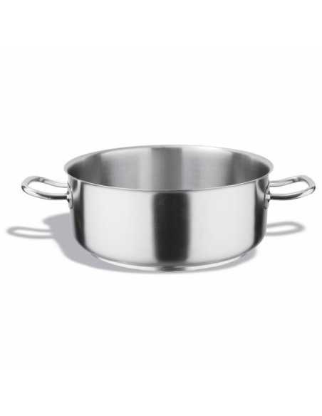 Low saucepan - Stainless steel - 2 handles