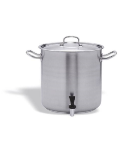 Pentola - Acciaio inox - Coperchio e rubinetto