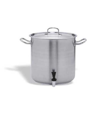 Pentola - Acciaio inox - Coperchio e rubinetto
