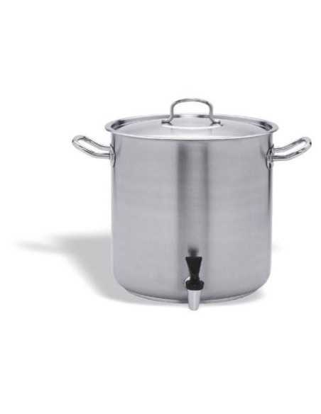 Pentola - Acciaio inox - Coperchio e rubinetto