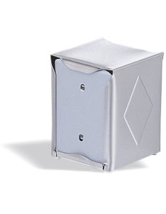 Porta tovaglioli inox - Dimensioni cm 9.8 x 10 x 13 h