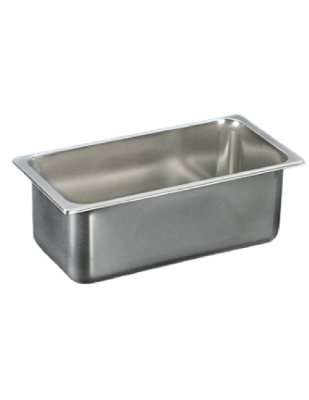 Container - Stainless steel - Dimensions 33 x 16.5 cm