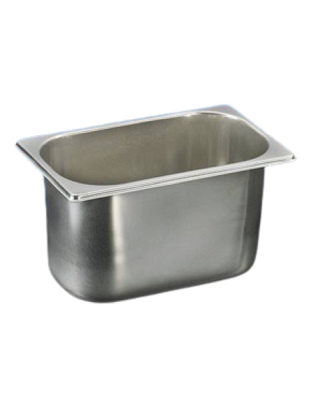 Container - Stainless steel - Dimensions 26.5 x 16 cm