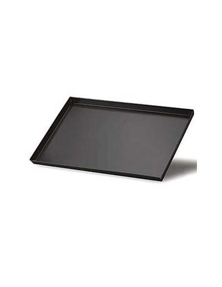 Baking tray - Blued aluminized sheet metal - Dimensions 60 x 40 cm