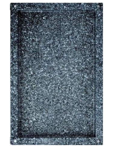 Teglia - Smaltata - Piegata - Acciaio inox -...