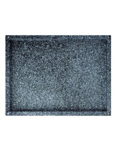 Baking tray - Enamelled - Folded - Stainless steel -...