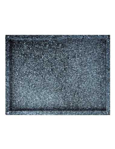 Baking tray - Enamelled - Folded - Stainless...