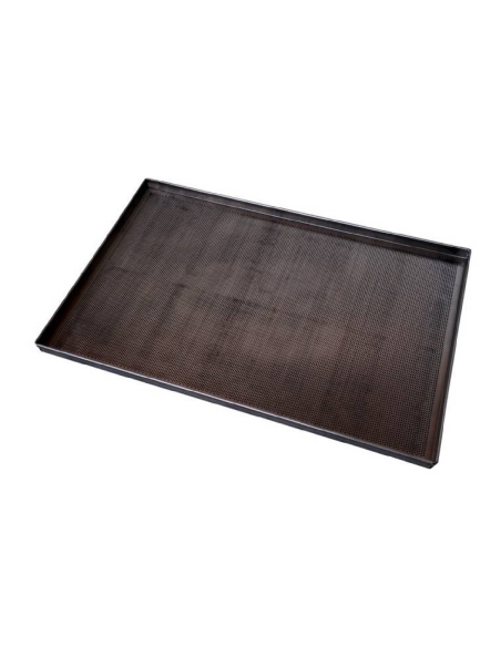 Baking tray - Micro-perforated - Teflon coated - Aluminum - Dimensions 60 x 40 x 2 h cm