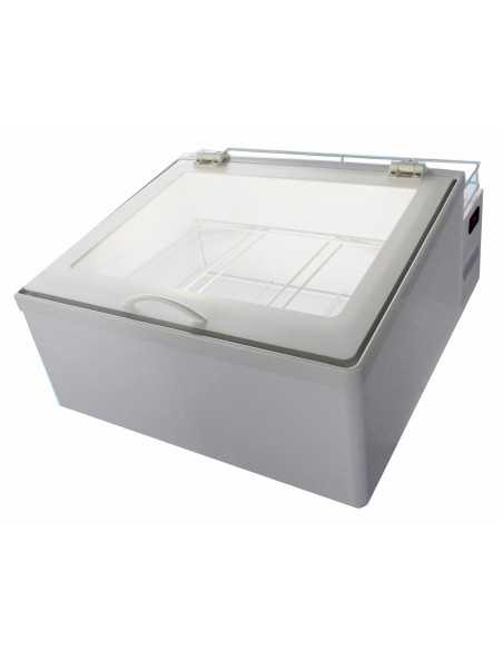 Exhibitor - Vaschette n. 3 da Lt 5 o n. 6 da Lt 2.5 - Temperature -10°/-22°C - Tank liters 15 - cm 64.7 x 71.5 x 38.8 h