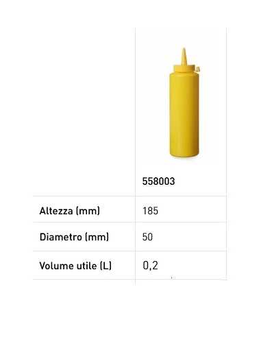 Dosing bottles - Capacity 0.2 Lt. - Color...