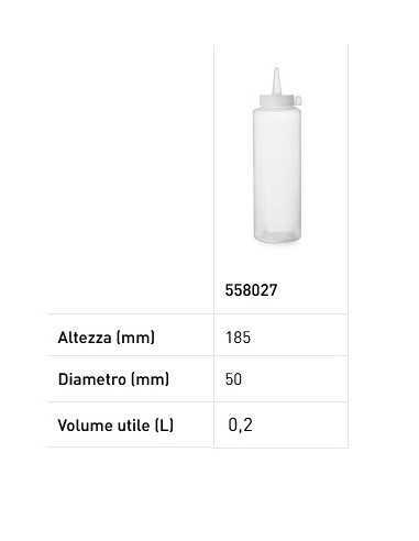 Frascos dosificadores - Capacidad 0,2 Lt. -...