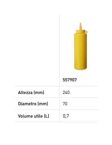 Bottiglie dosatrici - Capacità 0.7 Lt. - Colore...