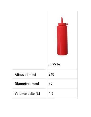 Frascos dosificadores - Capacidad 0,7 Lt. -...