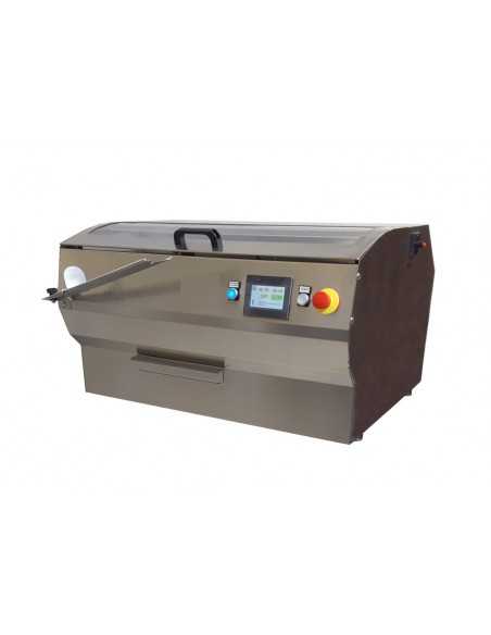 Taglierina pane passo variabile - Lung. filone max cm 42 - Filone cm 15/19.5 altezza - Trifase - cm 95 x 75 x 46 h