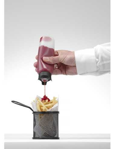 Bottiglia dosatrice per salse - Antigoccia -...